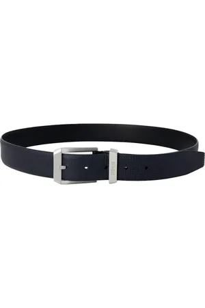 Antony Morato Homme, Accessoires, Bleu, Taille: S Ceinture en Cuir Bleu avec Boucle