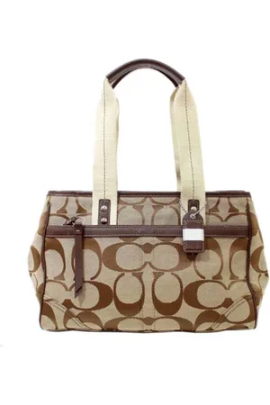 Coach Femme, Pre-owned, Brun, Taille: ONE Size Pre-owned Toile cabas