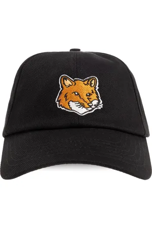 Maison Kitsuné Homme, Accessoires, Noir, Taille: ONE Size Casquette de baseball avec logo