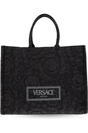 VERSACE Unisex, Sacs, Noir, Taille: ONE Size Grand sac shopper Athena