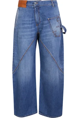 J.W.Anderson Homme, Jeans, Bleu, Taille: W31 Jean Large Torsadé