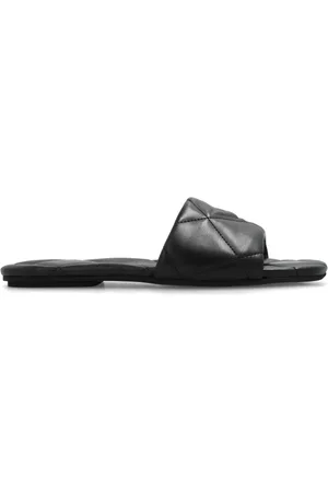 Emporio Armani Femme, Chaussures, Noir, Taille: 37 EU Sandales Matelassées