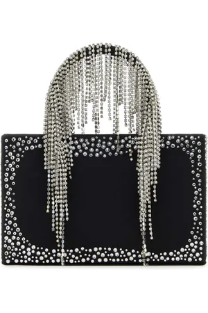 KARA Femme, Sacs, Noir, Taille: ONE Size Sac à main en cuir nappa noir