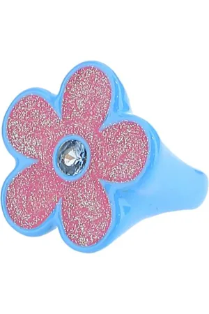DANS LES RUES Femme, Accessoires, Bleu, Taille: 51 MM Bague M ama en Argent Deux Tons
