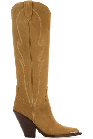 SONORA Femme, Chaussures, Brun, Taille: 36 EU Bottes Rancho en Daim Camel