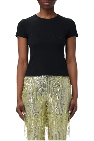 BLUMARINE Femme, Tops, Noir, Taille: 40 FR T-Shirt avec logo