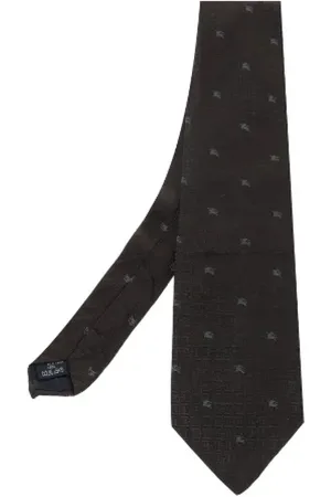 Burberry Homme, Pre-owned, Brun, Taille: ONE Size Pre-owned Soie accessoires-de-bureau