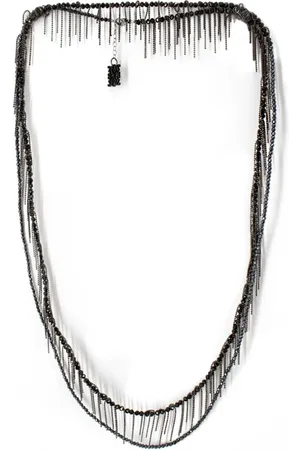 PANICALE Femme, Accessoires, Noir, Taille: ONE Size Collier contemporain en perles