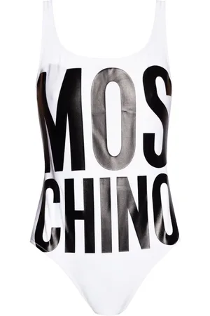 Moschino Femme, Maillots de bain, Blanc, Taille: 40 FR Maillot une pièce