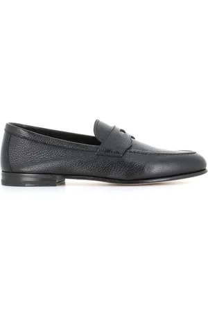 HENDERSON BARACCO Homme, Chaussures, Noir, Taille: 44 EU Sandales Mocassin en Cuir Noir