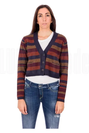 Aspesi Femme, Pulls, Brun, Taille: 38 FR Cardigan Élégant
