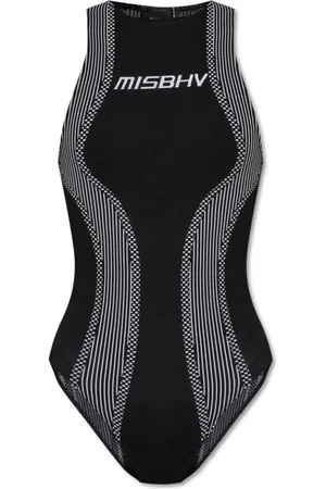 MISBHV Femme, Tops, Noir, Taille: 40 FR Body avec logo