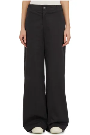 THOM KROM Femme, Pantalons, Noir, Taille: 38 FR Pantalon Large en Coton