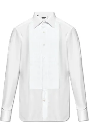 Tom Ford Homme, Chemises, Blanc, Taille: L Chemise de smoking