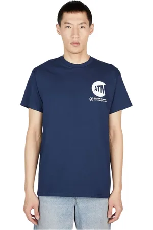 DTF.NYC Homme, Tops, Bleu, Taille: S Tulipomanie ATM Cash T-Shirt