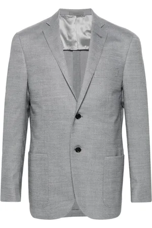 corneliani Homme, Vestes, Gris, Taille: L Veste en laine avec 2 boutons