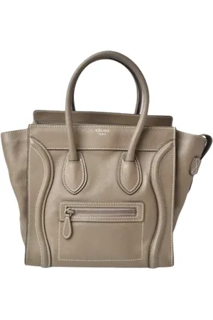 Céline Femme, Pre-owned, Gris, Taille: ONE Size Pre-owned Cuir sacs-celine