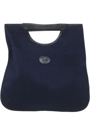 Céline Femme, Pre-owned, Bleu, Taille: ONE Size Pre-owned Toile sacs-celine
