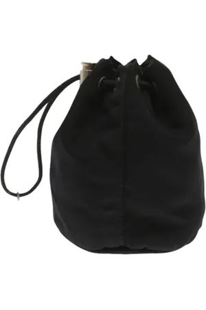 Prada Femme, Pre-owned, Noir, Taille: ONE Size Pre-owned Tissu pochettes-minaudieres