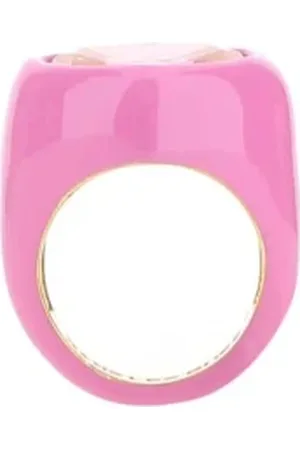 DANS LES RUES Femme, Accessoires, Rose, Taille: 51 MM Bague Luxe Rose Argent
