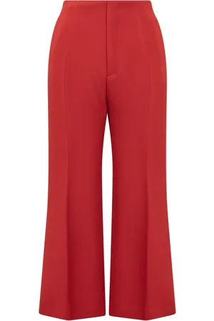 Calcaterra Femme, Pantalons, Rouge, Taille: 40 FR Pantalons Cropped