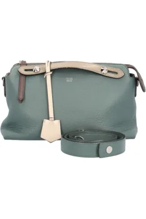 Fendi Femme, Pre-owned, Vert, Taille: ONE Size Pre-owned Cuir sacs-main