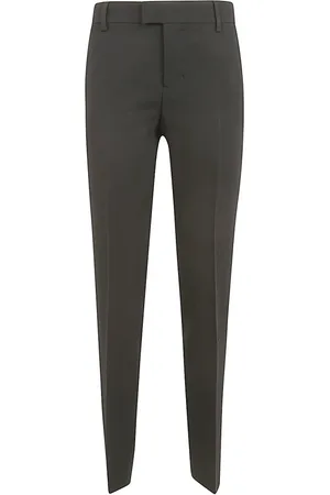 Ami Femme, Pantalons, Gris, Taille: 36 FR Pantalon Cigarette Noir