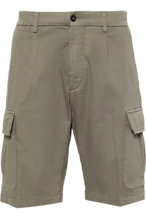 corneliani Homme, Shorts, Vert, Taille: M Shorts Cargo en Coton Mélangé
