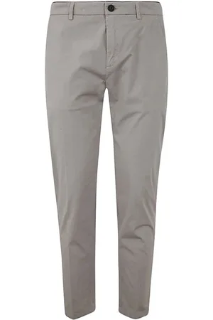 DEPARTMENT FIVE Homme, Pantalons, Gris, Taille: W36 Stucco Prince Crop Chino Pantalon
