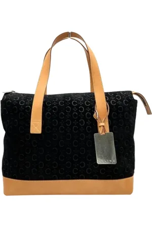 Céline Femme, Pre-owned, Noir, Taille: ONE Size Pre-owned Daim cabas