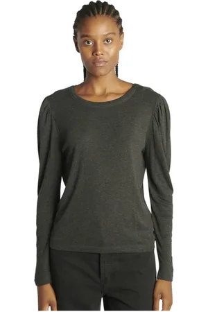 Berenice Femme, Pulls, Gris, Taille: 40 FR Pull Anthracite avec Encolure Arrière