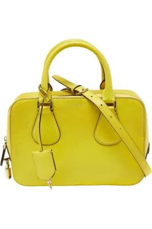Bally Femme, Pre-owned, Jaune, Taille: ONE Size Pre-owned Cuir sacs-main
