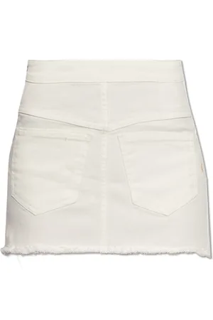The Mannei Femme, Jupes, Blanc, Taille: 38 FR Jupe en jean ‘Malmo Mini’