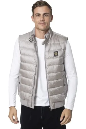 Belstaff Homme, Vestes, Gris, Taille: L Gilet sans Manches Gris Métallique