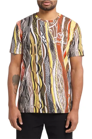 Carlo Colucci Homme, Tops, Multicolore, Taille: S T-shirt homme avec motif accrocheur
