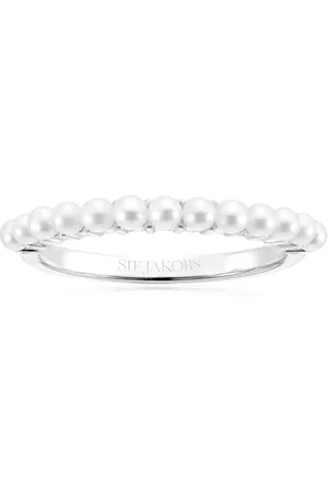 Sif Jakobs Femme, Accessoires, Gris, Taille: 50 MM Bague Ellera Perle