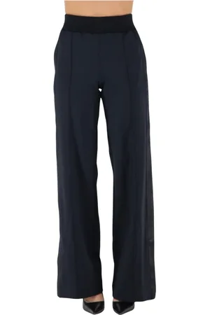 OFF-WHITE Femme, Pantalons, Noir, Taille: 38 FR Pantalon de sport côtelé