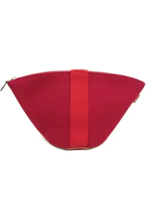 Hermès Femme, Pre-owned, Rouge, Taille: ONE Size Pre-owned Coton pochettes-minaudieres