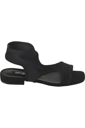 Sergio Rossi Femme, Chaussures, Noir, Taille: 40 EU Sandales Noires pour Femmes