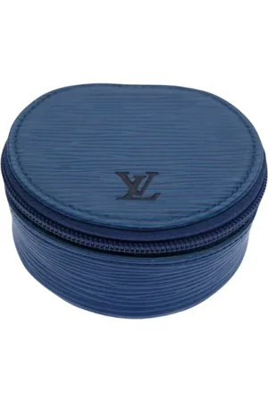 LOUIS VUITTON Femme, Pre-owned, Bleu, Taille: ONE Size Pre-owned Cuir pochettes-minaudieres