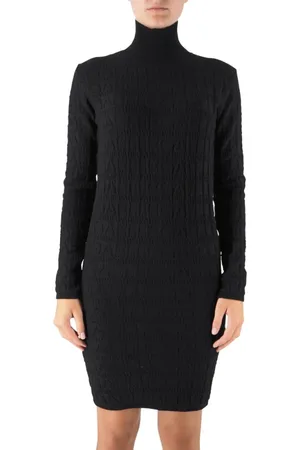 GAËLLE Femme, Robes, Noir, Taille: 42 FR Robe En Mailleoire
