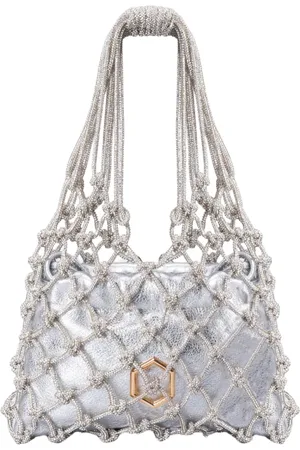 Hibourama Femme, Sacs, Gris, Taille: ONE Size Mini Sac Carrie - Design en Cristal