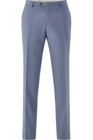 Carl Gross Homme, Pantalons, Bleu, Taille: W27 Suit Pantalons