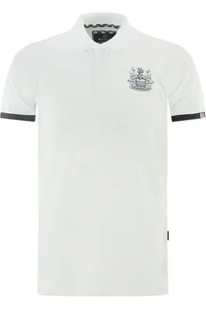 Aquascutum Homme, Tops, Blanc, Taille: S Polo Chemises