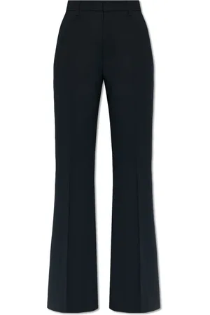 Ami Femme, Pantalons, Noir, Taille: 36 FR Pantalon à plis