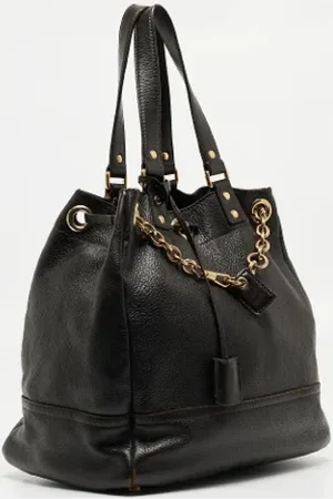 Saint Laurent Femme, Pre-owned, Brun, Taille: ONE Size Pre-owned Cuir sacs-ports-paule