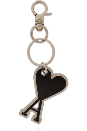 Ami Unisex, Accessoires, Gris, Taille: ONE Size Porte-clés avec breloque