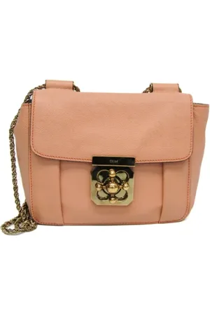 Chloé Femme, Pre-owned, Rose, Taille: ONE Size Pre-owned Cuir sacs-ports-paule