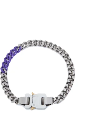 1017 ALYX 9SM Femme, Accessoires, Gris, Taille: S Collier Coloré avec Boucle
