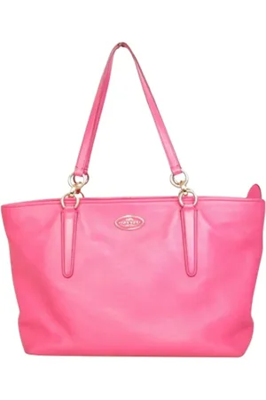 Coach Femme, Pre-owned, Rose, Taille: ONE Size Pre-owned Cuir sacs-ports-paule